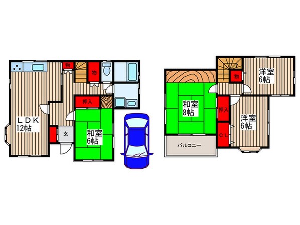 西新宿１丁目貸家の物件間取画像